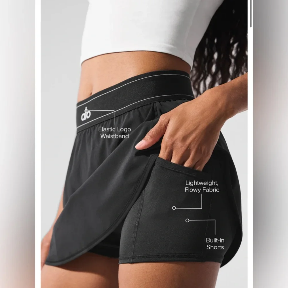 ALO Yoga Black Women's Skirt - Picture 3 of 8